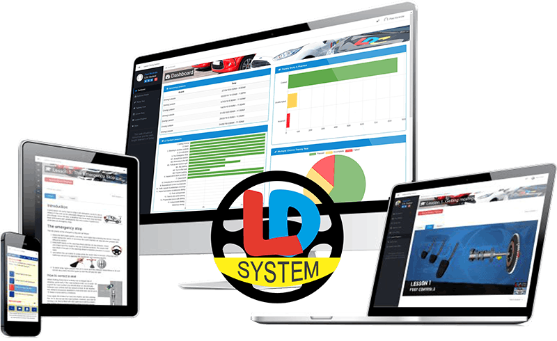 LD System and online driving Theory and Hazard Perception Test Hub photograph