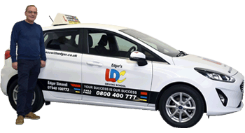 Glen Davies's driving school car